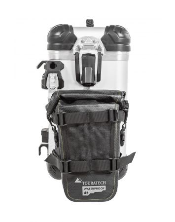 ZEGA Evo aksesuar taşıyıcı, Touratech Waterproof EXTREME çanta ile birlikte