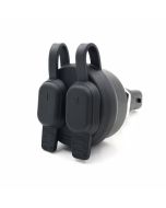 Çiftli USB A + C soket, hızlı şarj işlevli, BMW motosikletler için