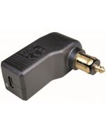 Açılı USB-C standart fiş, 12-24V / 5V, maks. 3A, Motosiklet soketi için