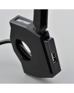 Daytona USB soket "Slim" tekli, 22.2 ve 25.4 mm gidonlar için