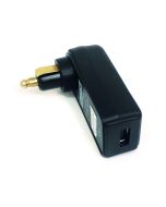 Dik açılı USB-A hızlı şarj adaptörü, DIN soket için, 3Amp