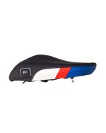 Konforlu yolcu selesi "Style red blue" Fresh Touch, ısıtmalı, BMW R1300GS