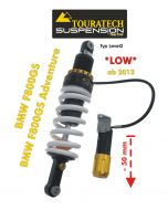 Touratech Suspension alçak arka amortisör shock (-50 mm), BMW F800GS /F800GS Adventure MY≥2013 tip*Level 2*