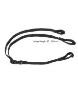 Rokstraps Strap It™ ayarlı kayış seti, 30-106 cm, siyah, kancalı