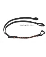 Rokstraps Strap It™ ayarlı kayış seti, 30-106 cm, siyah-turuncu, kancalı