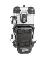 ZEGA Evo aksesuar taşıyıcı, Touratech Waterproof EXTREME çanta ile birlikte