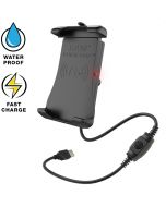 RAM Mount Quick-Grip telefon tutucu, hızlı şarj özelliğine sahip