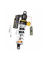Touratech Suspension Extreme arka amortisör, -25mm alçak, KTM 790/890 Adventure (2019-)