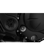 Özel aletli yağ doldurma kapağı, siyah eloksallı, Kawasaki Versys 650 (MY ≥ 2012)/ Versys 1000 