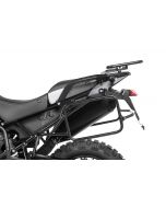 Yan çanta taşıyıcı, paslanmaz çelik, siyah, Triumph Tiger 900