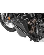Alet kutusu & sol koruma demiri, paslanmaz çelik, siyah, Yamaha Tenere 700