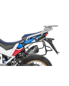 Paslanmaz çelik yan çanta taşıyıcı, siyah, Honda CRF1100L Africa Twin (2022-), CRF1100L Adventure Sports