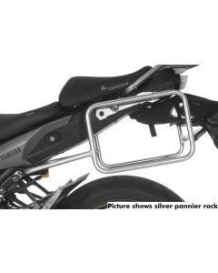 Yan çanta taşıyıcı, paslanmaz çelik, siyah, Yamaha MT-09 Tracer
