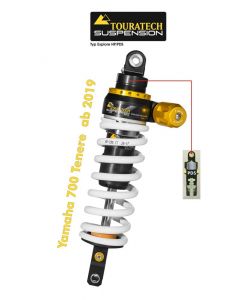 Touratech Suspension arka amortisör, Yamaha 700 Tenere (2019-) tip: Level2